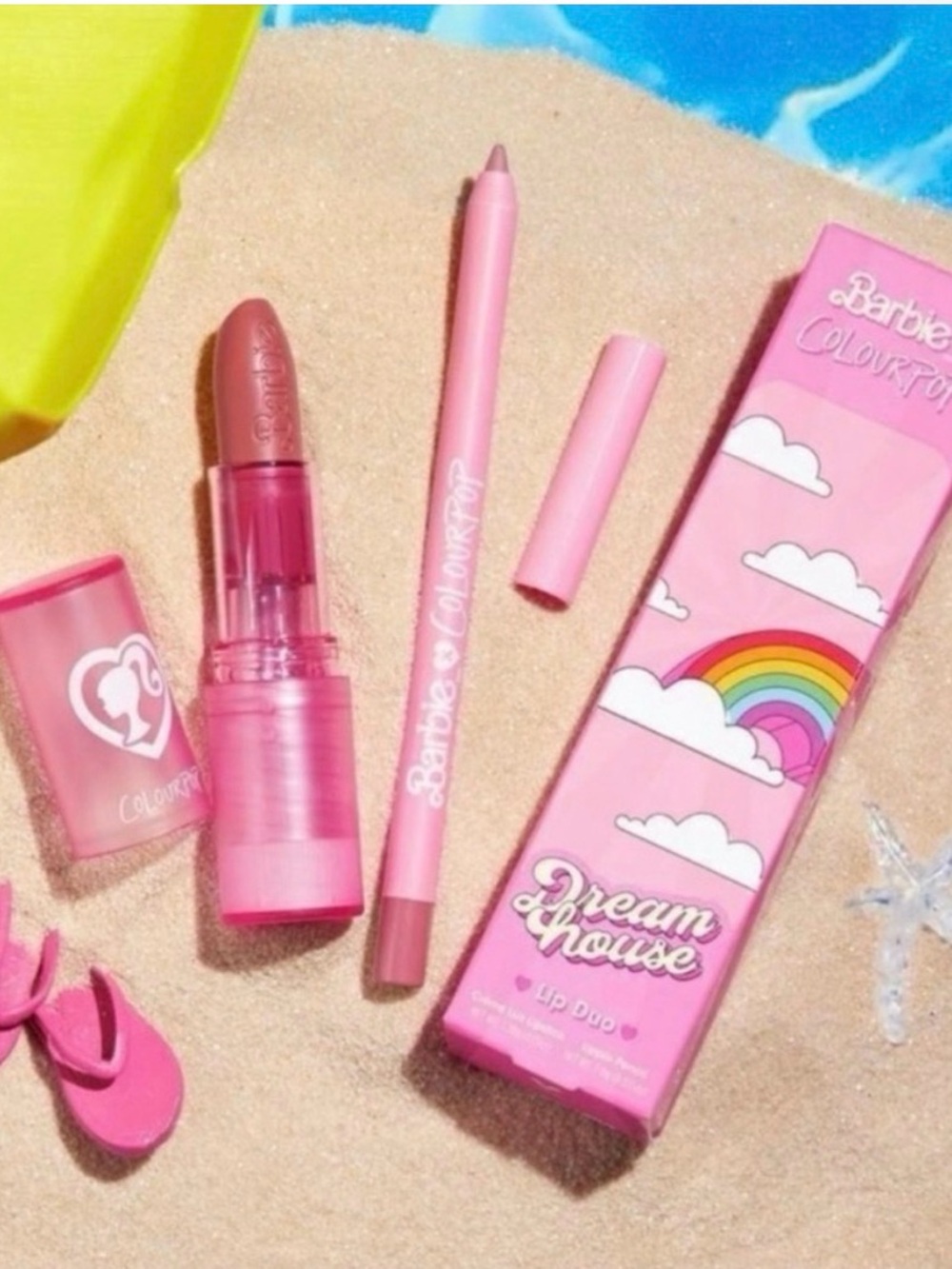 Barbie x ColourPop 
Lip Duo in Dream House NEW IN BOX NWT